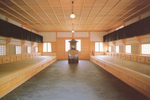 瑞龍寺　大衆禅堂内観